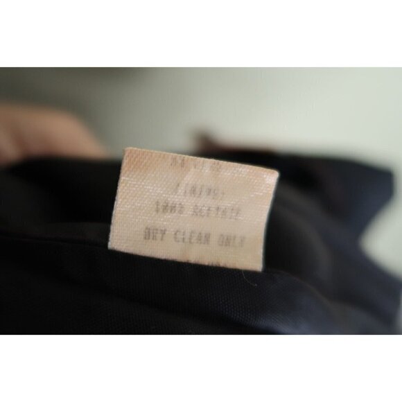 Ardeche A Line Skirt Wool Blend Knee Length Lined Black Womens Size 2 - Picture 5 of 5